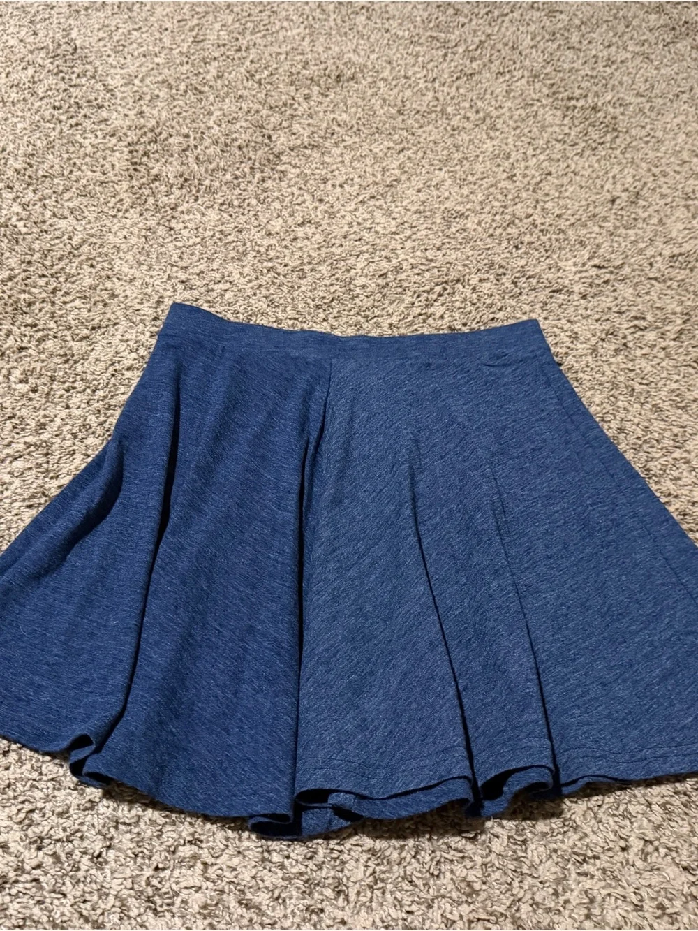 Blue  Skirt - Women's Flared Skirt, SIZE M